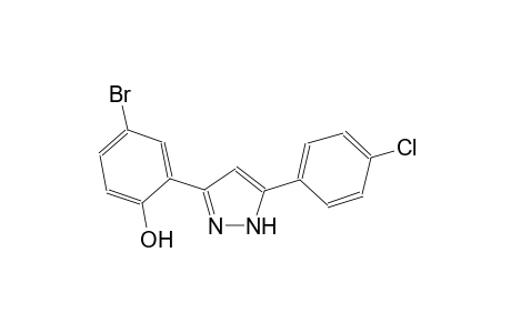 phenol, 4-bromo-2-[5-(4-chlorophenyl)-1H-pyrazol-3-yl]-
