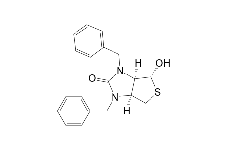 1H-Thieno[3,4-d]imidazol-2(3H)-one, tetrahydro-4-hydroxy-1,3-bis(phenylmethyl)-, [3aS-(3a.alpha.,4.alpha.,6a.alpha.)]-