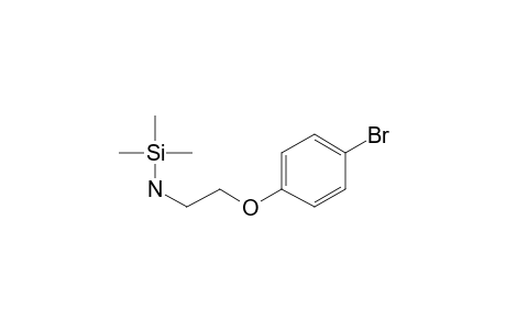 2-(4-Bromophenoxy)ethanamine, tms derivative