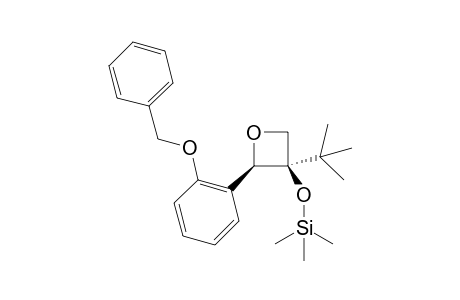 3-[1',1'-Dimethyl-2-[(2"-phenylmethoxy)phenyl]-3-[(trimethylsilyl)oxy]oxetane