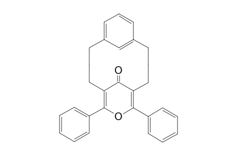 14,16-Diphenyl[2]metacyclo[2](3,5)-pyranophan-l2-one