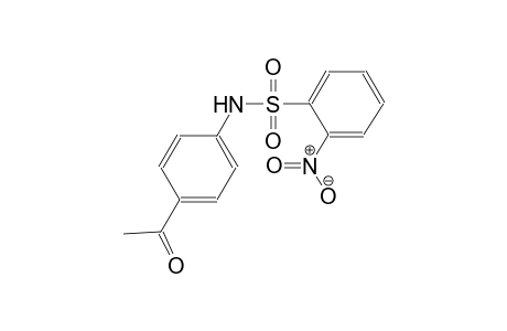 N-(4-acetylphenyl)-2-nitrobenzenesulfonamide