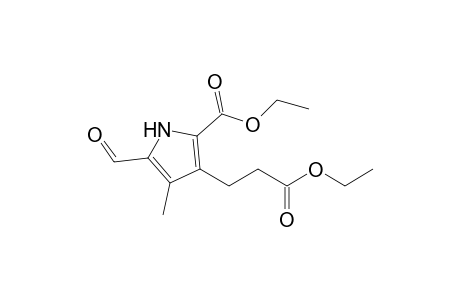3-(3-Ethoxy-3-keto-propyl)-5-formyl-4-methyl-1H-pyrrole-2-carboxylic acid ethyl ester