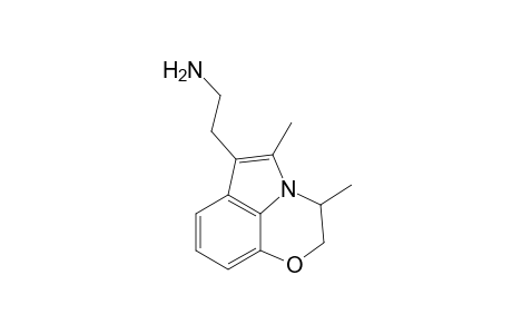 Pyrrolo[1,2,3-de]-1,4-benzoxazine-6-ethanamine, 2,3-dihydro-3,5-dimethyl-, (.+-.)-