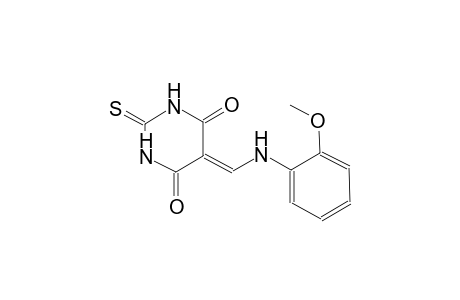 4,6(1H,5H)-pyrimidinedione, dihydro-5-[[(2-methoxyphenyl)amino]methylene]-2-thioxo-