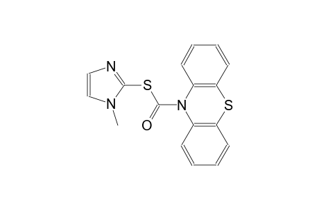 S-(1-methyl-1H-imidazol-2-yl) 10H-phenothiazine-10-carbothioate