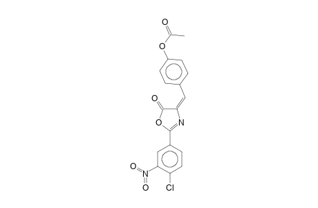 4-(4-Acetoxybenzylidene)-2-(4-chloro-3-nitrophenyl)-4,5-dihydro-5-oxazolone