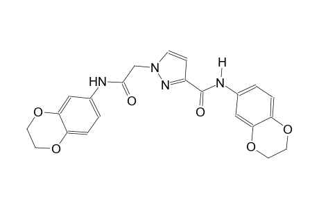 1H-pyrazole-1-acetamide, N-(2,3-dihydro-1,4-benzodioxin-6-yl)-3-[[(2,3-dihydro-1,4-benzodioxin-6-yl)amino]carbonyl]-