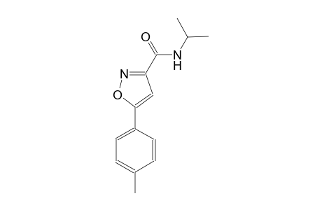 3-isoxazolecarboxamide, N-(1-methylethyl)-5-(4-methylphenyl)-