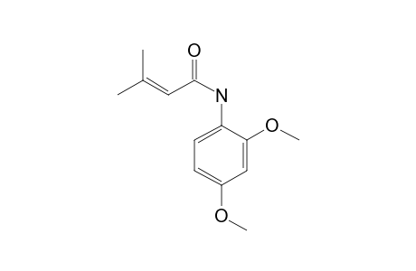 but-2-Enoic acid, amide, 3-methyl-N-(2,4-dimethoxyphenyl)-