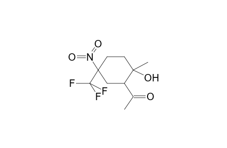 1-METHYL-2-ACETYL-4-TRIFLUOROMETHYL-4-NITROCYCLOHEXAN-1-OL