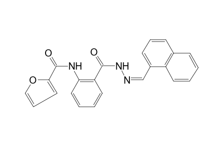 Furan-2-carboxylic acid [2-(naphthalen-1-ylmethylene-hydrazinocarbonyl)-phenyl]-amide