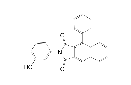 1H-benz[f]isoindole-1,3(2H)-dione, 2-(3-hydroxyphenyl)-4-phenyl-
