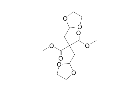 2,2-bis(1,3-dioxolan-2-ylmethyl)malonic acid dimethyl ester