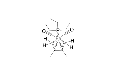 DICARBONYL-[1-4-ETA-(2,3-DIMETHYLBUTA-1,3-DIENE)]-(TRIETHYLPHOSPHINE)-IRON