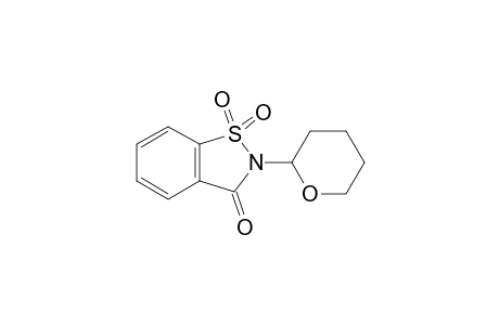 2-(tetrahydropyran-2-yl)-1,2-benzisothiazolin-3-one, 1,1-dioxide