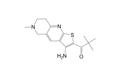 1-propanone, 1-(3-amino-5,6,7,8-tetrahydro-6-methylthieno[2,3-b]1,6-naphthyridin-2-yl)-2,2-dimethyl-