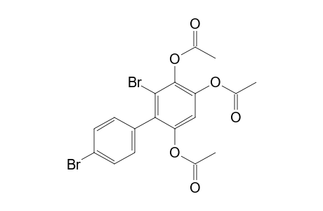 6-bromo-5-(p-bromophenyl)-1,2,4-benzenetriol, triacetate
