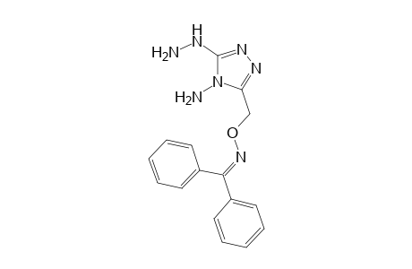 3-Diazanyl-5-[[(diphenylmethylidene)amino]oxymethyl]-1,2,4-triazol-4-amine