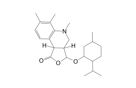 3-Menthyloxy-5,6,7-trimethyl-2(5H)furano[3,4-c]tetrahydroquinlineone
