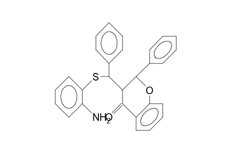 3-(A-[2-Amino-phenylthio]-benzyl)-2,3-dihydro-flavone