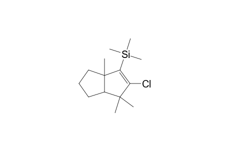3-CHLORO-1,4,4-TRIMETHYL-2-(TRIMETHYLSILYL)-BICYCLO-[3.3.0]-OCT-2-ENE