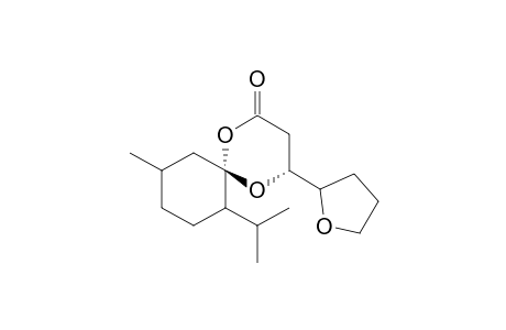 (4R,6S)-4-( Oxolan-2'-yl)-7-isopropyl-10-methyl-1,5-dioxaspiro[5,5]undecan-2-one