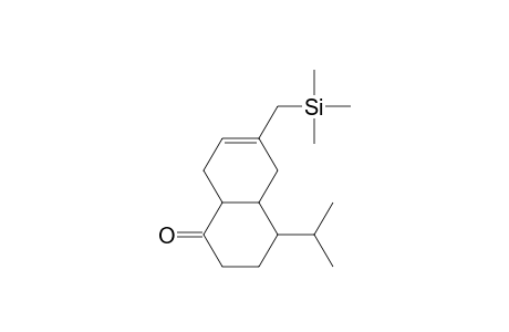 4-Isopropyl-6-trimethylsilylmethyl-3,4,4a,5,8,8a-hexahydro-1(2h)-naphthalenone