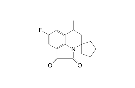 6-Fluoro-4-methyl-3,4-dihydro-1H-spiro[pyrrolo[3,2,1-h,i]quinoline-2,1'-cyclopentane]-8.9-dione