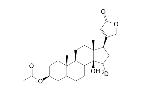 Digitoxigenin-15-.xi.-D1 acetate