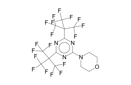 2-(4-Morpholinyl)-4,6-bis[2,2,2-trifluoro-1,1-bis(trifluoromethyl)ethyl]-1,3,5-triazine