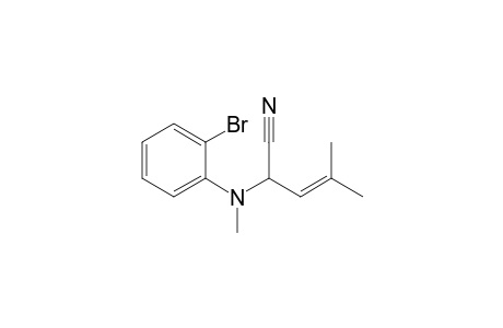 2-(2-bromo-N-methyl-anilino)-4-methyl-pent-3-enenitrile