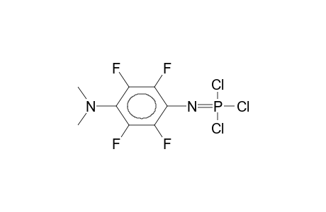 1-TRICHLOROPHOSPHAZO-4-DIMETHYLAMINOTETRAFLUOROBENZENE