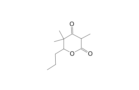 3,5,5-Trimethyl-6-propyldihydro-2H-pyran-2,4(3H)-dione