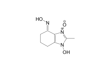 1H,4H-Benzimidazol-4(5H)-one, 6,7-dihydro-1-hydroxy-2-methyl-3-oxido-, oxime