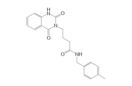 4-(2,4-dioxo-1,4-dihydro-3(2H)-quinazolinyl)-N-(4-methylbenzyl)butanamide