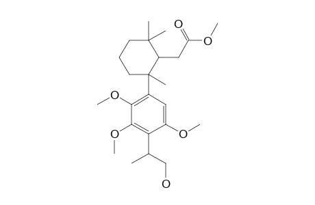 METHYL-2-[2,3,5-TRIMETHOXY-4-(2-HYDROXY-1(R)-METHYLETHYL)-PHENYL-2,2,6-TRIMETHYL-CYCLOHEXYL]-ETHANOATE