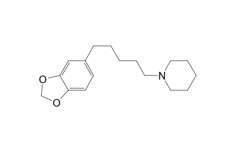 1-[5-(1,3-benzodioxol-5-yl)pentyl]piperidine