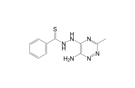 6-Amino-5-(N2-thiobenzoylhydrazino)-3-methyl-1,2,4-triazine