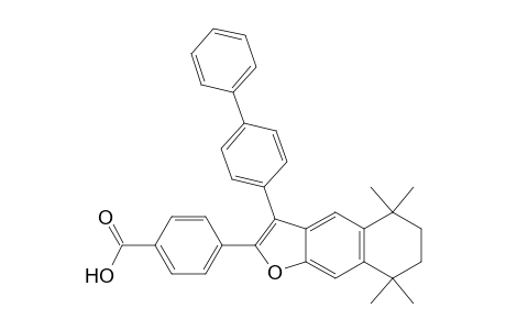 4-{3-(Biphenyl-4-yl)-5,5,8,8-tetramethyl-5,6,7,8-tetrahydronaphtho[2,3-b]furan-2-yl}benzoic acid