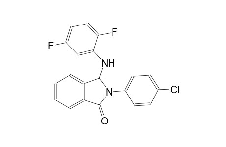 1H-isoindol-1-one, 2-(4-chlorophenyl)-3-[(2,5-difluorophenyl)amino]-2,3-dihydro-