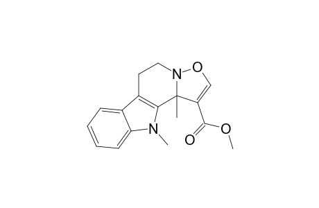 Methyl 11,11b-dimethyl-5,6,11,11b-tetrahydroisoxazolo[2',3':1,2]pyrido[3,4-b]indole-1-carboxylate