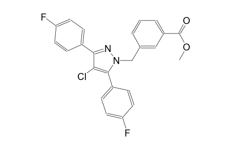 methyl 3-{[4-chloro-3,5-bis(4-fluorophenyl)-1H-pyrazol-1-yl]methyl}benzoate