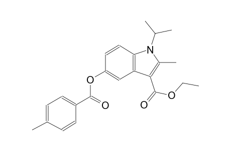 ethyl 1-isopropyl-2-methyl-5-[(4-methylbenzoyl)oxy]-1H-indole-3-carboxylate