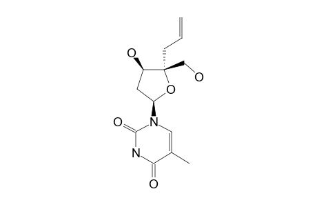 1-[(2R,4R,5R)-4-HYDROXY-5-HYDROXYMETHYL-5-(2-PROPENYL)-TETRAHYDROFURAN-2-YL]-5-METHYL-1H-PYRIMIDINE-2,4-DIONE