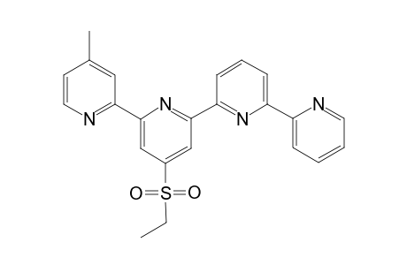 4-Methyl-4'-(ethylsulfonyl)-2,2':6",2"'-quaterpyridine