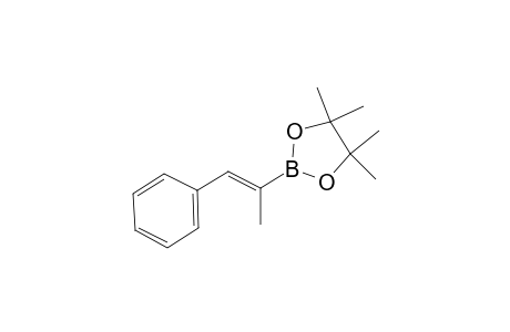 (Z)-4,4,5,5-tetramethyl-2-(1-phenylprop-1-en-2-yl)-1,3,2-dioxaborolane