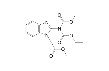 2-(dicarboxyamino)-1-benzimidazolecarboxylic acid, triethyl ester