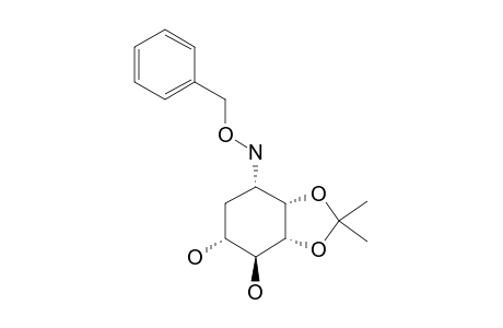 (3aR,4S,5R,7S,7aS)-7-(benzyloxyamino)-2,2-dimethyl-3a,4,5,6,7,7a-hexahydro-1,3-benzodioxole-4,5-diol