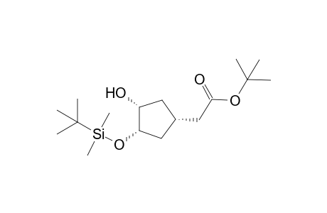 tert-Butyl cis-3-tert-Butyldimethylsilyl-4-hydroxycyclopentylacetate